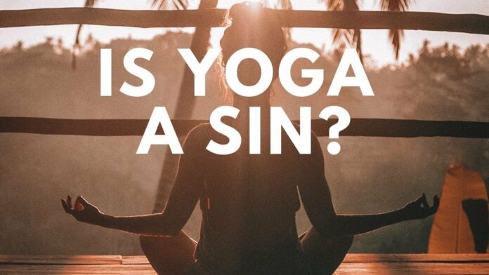 Do yoga poses worship gods?