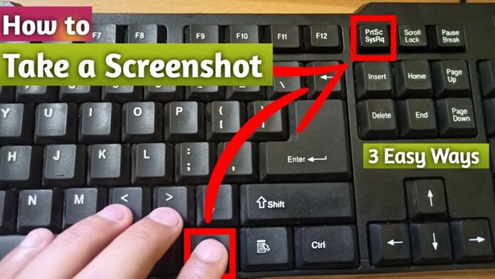What is the Windows shortcut for screenshot?