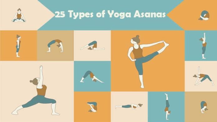 What is asana explain its types?