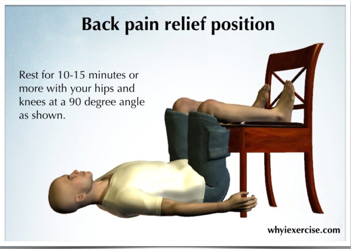 How do you get rid of back pain fast?
