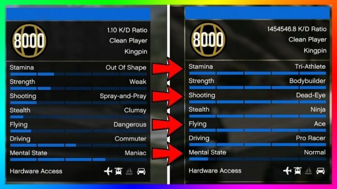 How do you get 100 strength in GTA 5?