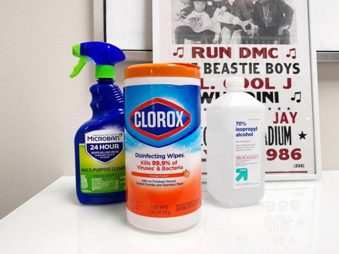 Are Clorox wipes safe for skin?