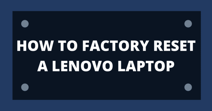 How do I restart my Lenovo laptop black screen?
