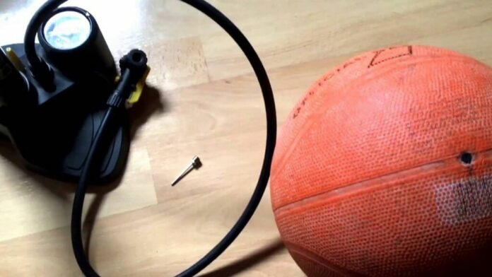 How do you deflate a ball without a needle?