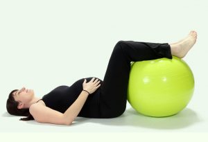 How often should you bounce on birthing ball?