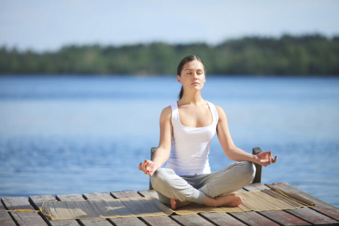 What should you do first meditation or exercise?