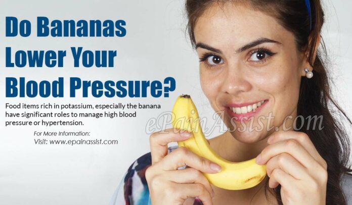 Can 1 banana a day lower blood pressure?