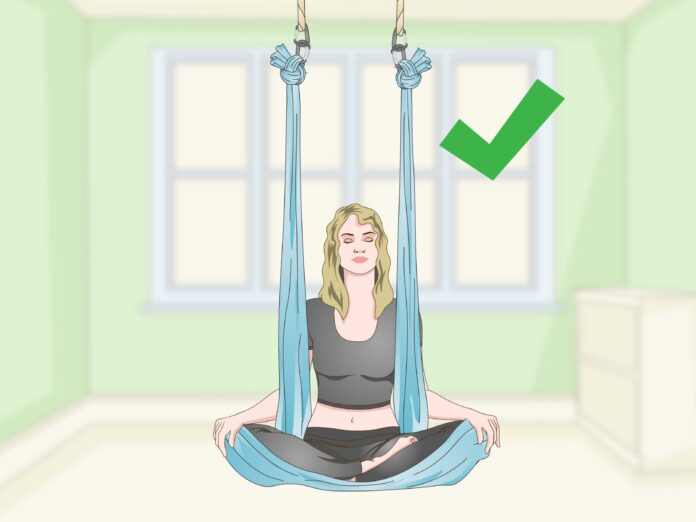 How high does a ceiling need to be for aerial yoga?