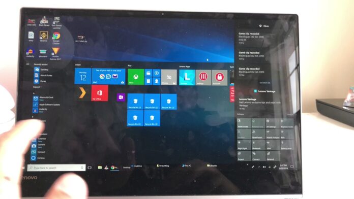 Why is my Lenovo touchscreen not working?