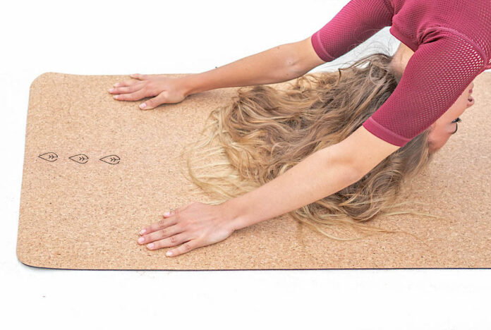 How do you clean a dirty cork yoga mat?