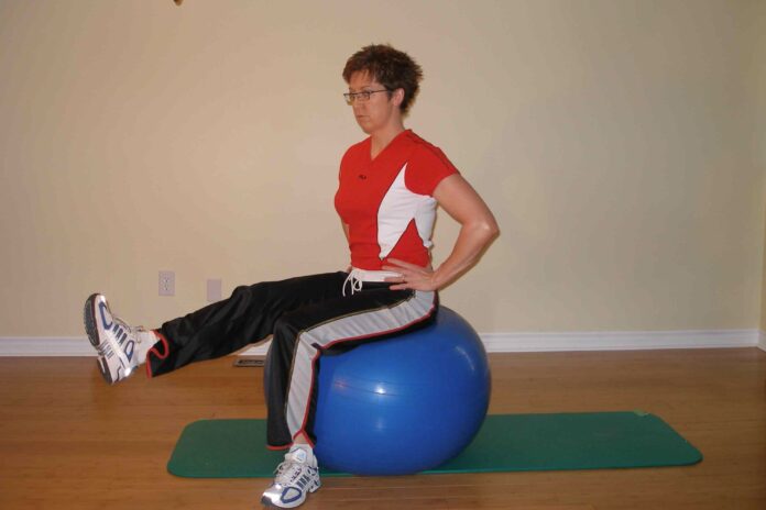 Is sitting on a yoga ball good for your hips?