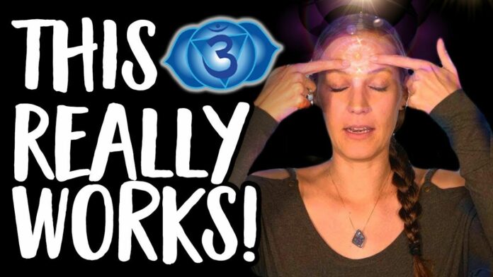 How do you open the third eye chakra in yoga?