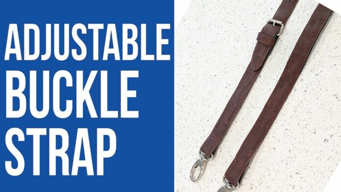 How do you make a fabric strap?