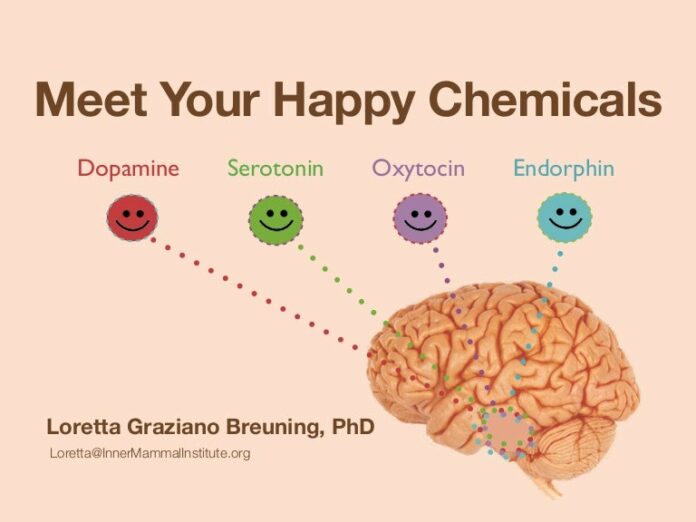 What depletes serotonin in the brain?