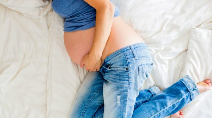 What happens if you accidentally sleep on your back while pregnant?