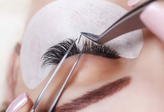 How do you wash your face with eyelash extensions?